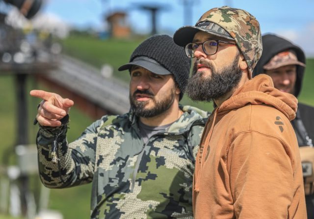 Competitors Paulie and Hameed Talebian at the 2026 Appalachian Bowhunter Challenge