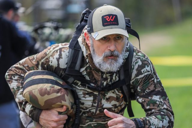 Competitor Chris Martin at the 2026 Appalachian Bowhunter Challenge