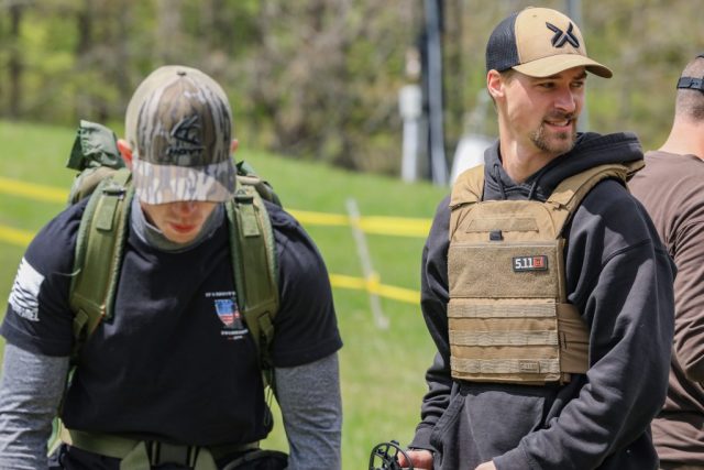 Luc LaChance and Emmett Lorette at the Head-to-Head event