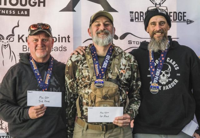 2026 Men's Over 50 Division Winners at the Appalachian Bowhunter Challenge
